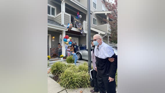 'He's a living miracle'; COVID survivor from Federal Way goes home after 1 year