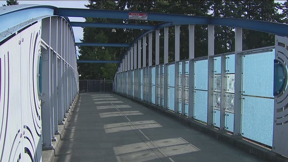 Vandal causes 'hundreds of thousands' in damages to art installations on Shoreline bridges