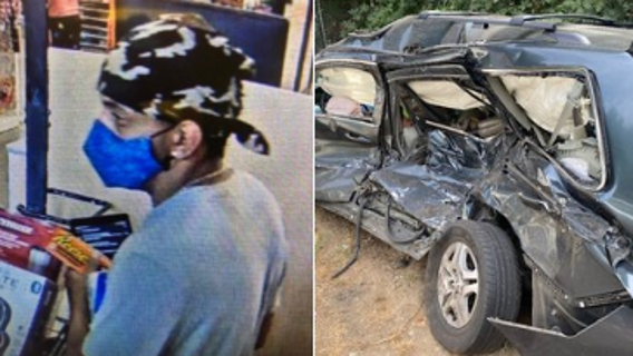 Lacey Police seek ID of suspect who stole unconscious crash victim's wallet