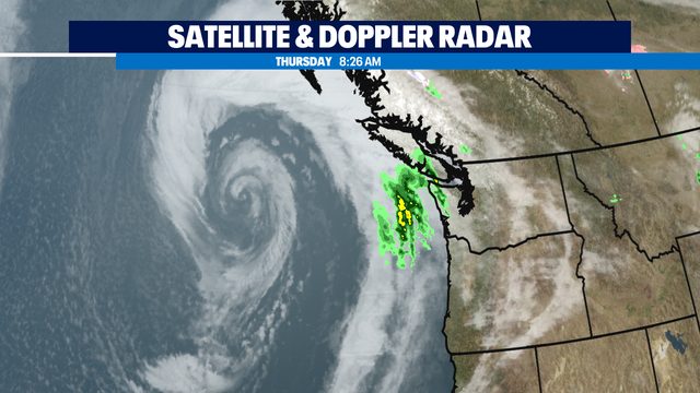 Bomb cyclone stays offshore, breezy & wet evening ahead