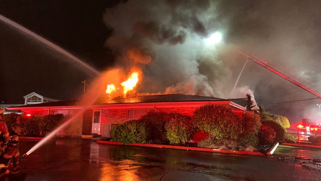 Tacoma firefighters put out flames at school outbuilding