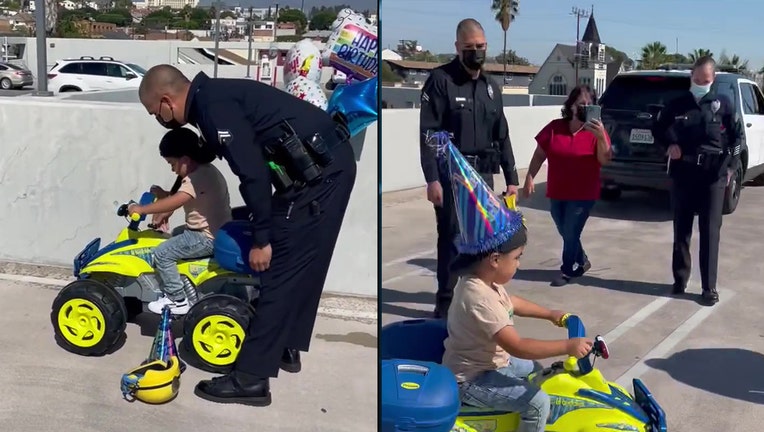 Birthday-Boy-Who-Recovered-From-Being-Hit-by-Car-Given-Toy-Quad-by-LAPD-Officers