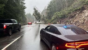 I-5 northbound at Nulle Road re-opens after slide