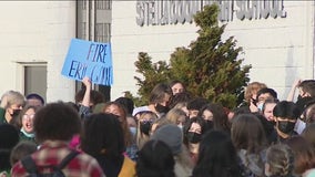 Students in Steilacoom walk out of class demanding a teacher accused of sexual misconduct to be fired
