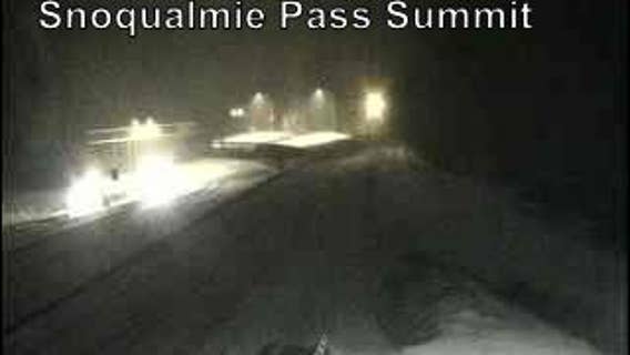 Both directions of Snoqualmie Pass reopen after crashes, spinouts