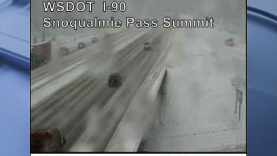 EB I-90 over Snoqualmie Pass reopens after closing due to spinouts