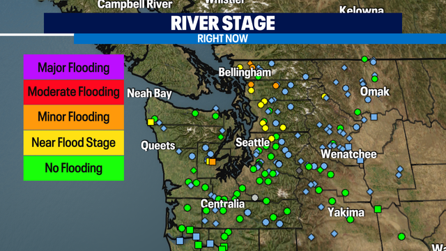 North Sound: Urban flooding to continue this evening