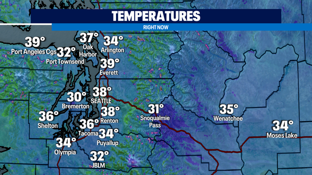 Cold and dry to start ahead of the rain