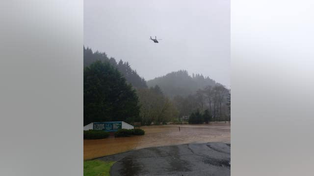VIDEO: Dozens rescued from rising waters, mudslides in Oregon