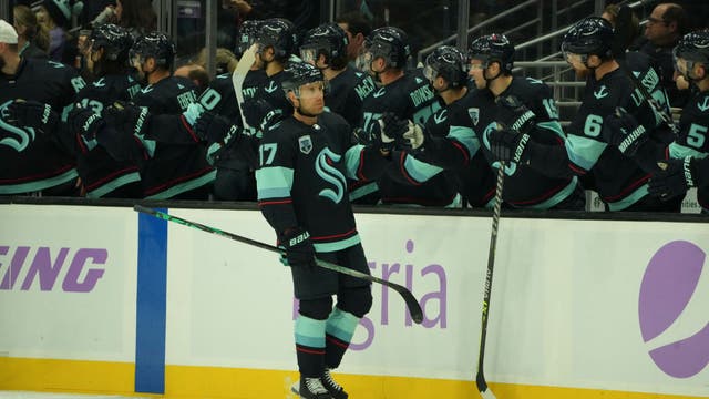 Schwartz, Kraken top Capitals 5-2 to end six-game skid