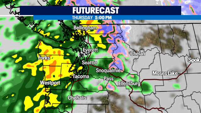 Heavy rain returns Thanksgiving Day