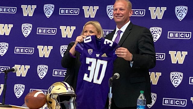 UW football's head coach Kalen DeBoer to make Husky debut against Kent St.