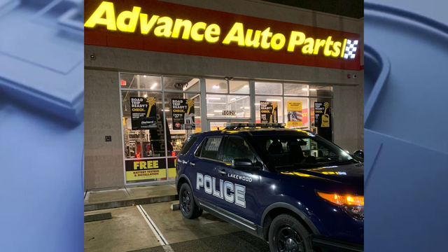 Officers arrest suspect in Lakewood auto parts shop burglary