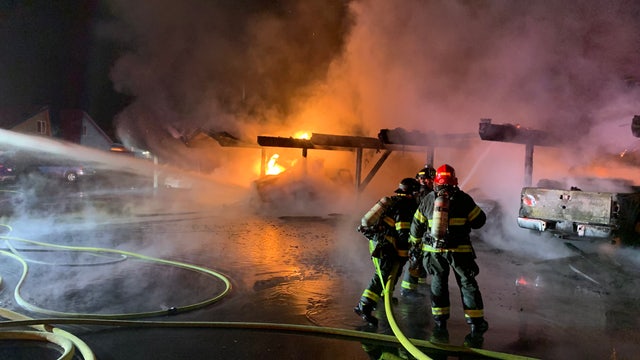 Dozens displaced after 3-alarm apartment fire in Auburn