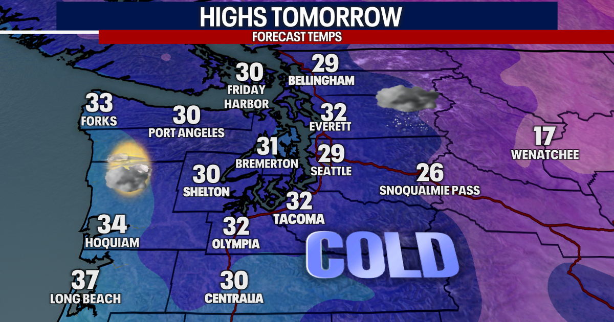 Snow to give out to freezing cold weather this week | FOX 13 Seattle