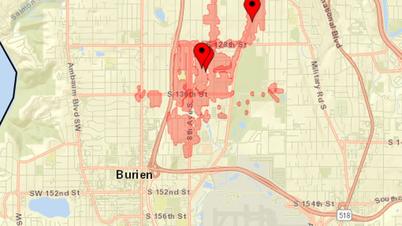 Nearly 1 400 Without Power In Hours Long Outage In Burien