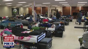 Cold weather shelters open in Snohomish County, dozens seeking refuge from the freezing temps