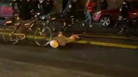 Seattle police officer who rolled bike over protester's head gets 7-day suspension