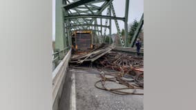 Truck spills cargo, damaging and closing Tukwila bridge