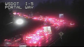 At least 1 killed in crash on I-5 in Ferndale
