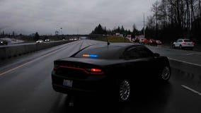 Northbound I-5 blocked after man dies by suicide on on-ramp