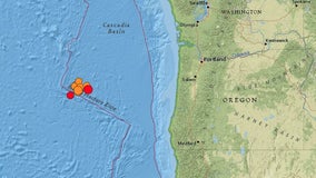 Earthquake swarm: More than 40 quakes reported off Oregon coast in 24 hours