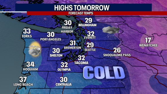 Snow to give out to freezing cold weather this week