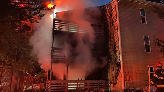 Kent apartment fire leaves families displaced