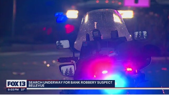 Police: Bank robbery suspect believed to be involved in several in Puget Sound area