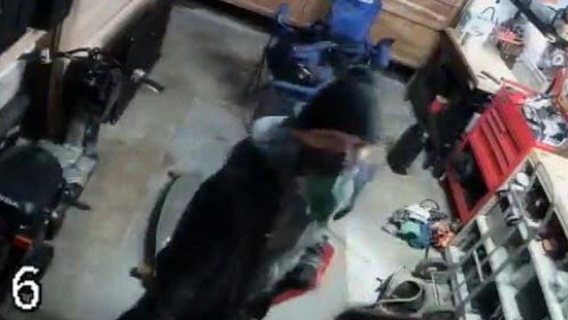 Crook breaks into family's home while they are in another room