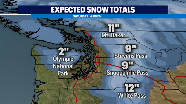Cooler temps and mountain snow ahead