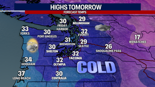 Snow to give out to freezing cold weather this week