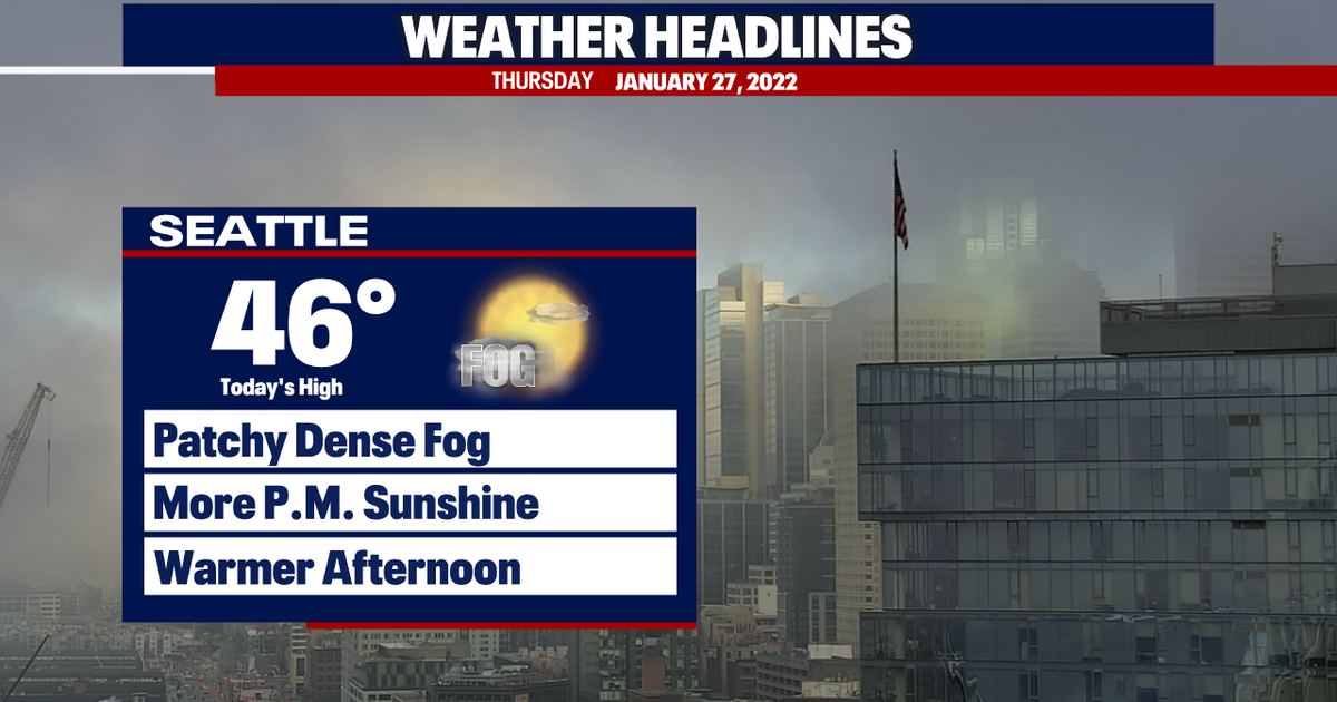 Less fog, more sunshine the next two days | FOX 13 Seattle