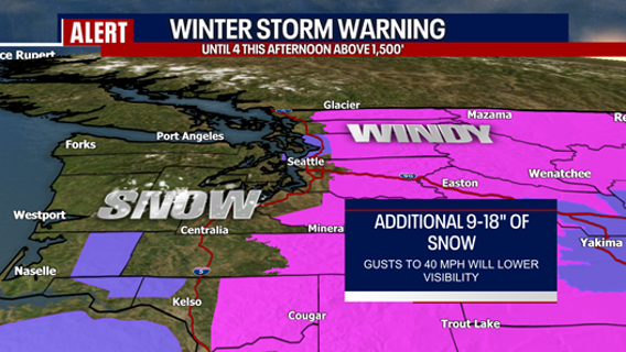 Heavy snow hits mountains; snowmelt in lowlands