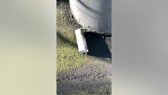 Marysville Police looking for suspects who placed explosive near gas station