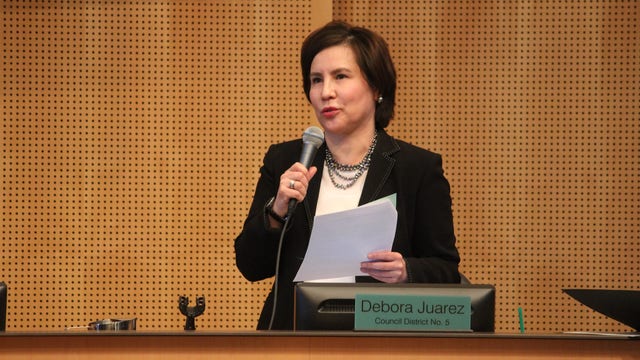 Debora Juarez unanimously voted to Seattle City Council President