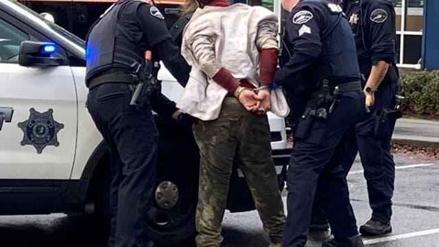 Burglary suspect arrested after hours-long standoff at Graham shopping center