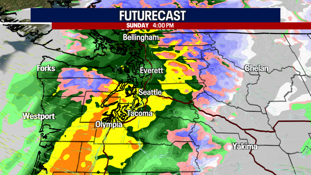 Soaking rain and mountain snow ahead