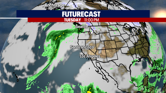 A river in the sky continues to pump rain into the region through early Thursday