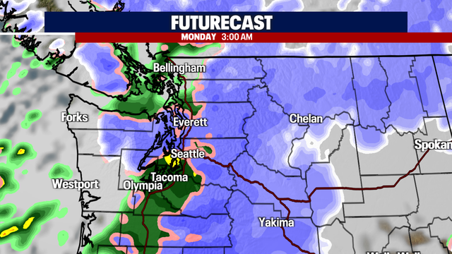Lowland snow, gusty winds, and heavy rain continues tonight