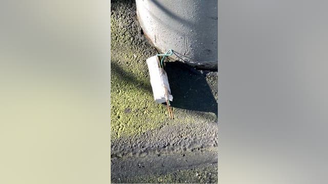 Marysville Police looking for suspects who placed explosive near gas station