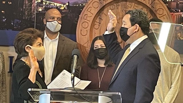 Bruce Harrell promises ‘one Seattle’ as new mayor