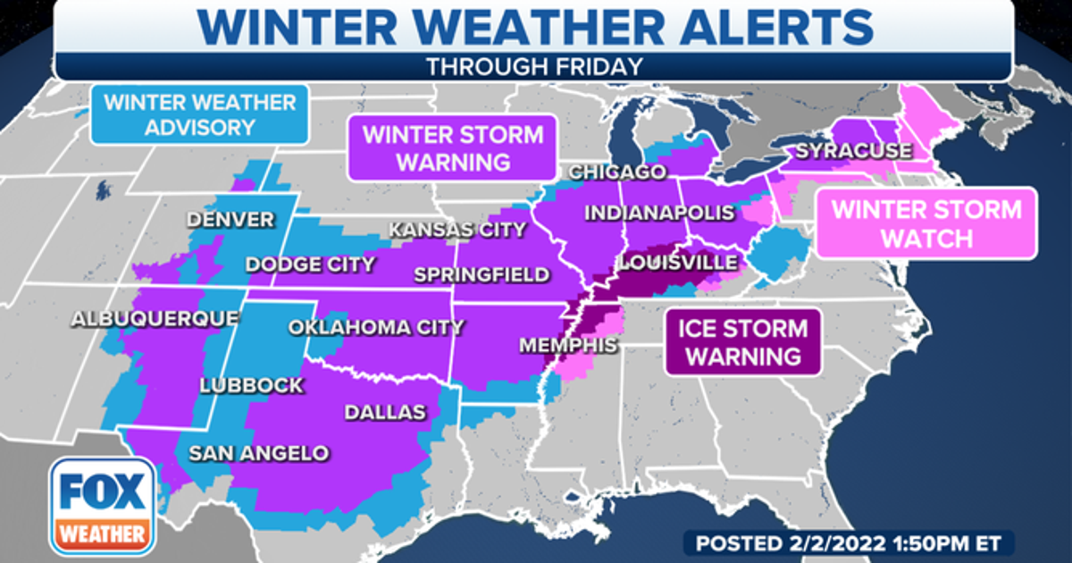 More than 100 million people in path of major winter storm hitting the ...