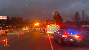 WSP: Tow truck driver fatally struck by semi on I-5 near Milton; semi driver suspected of DUI