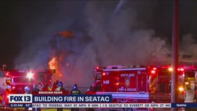 Former SeaTac elementary school destroyed in fire