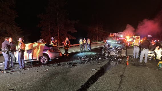 2 killed in head-on crash near Everett, driver arrested for DUI