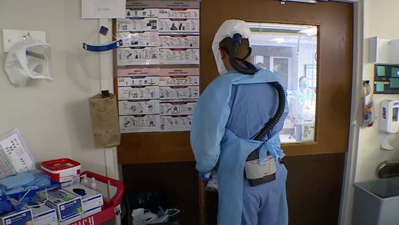 COVID cases falling in Washington, but hospitals remain packed