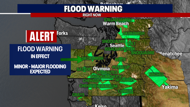 Scattered showers still expected as an atmospheric river weakens