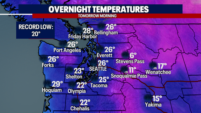 Another cold and icy night for some