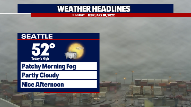 Seattle weather: More sunshine, above average temperatures for Western Washington